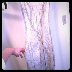 Cashmere boho vest with buttons and pockets